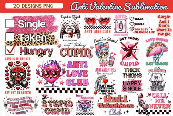 Download Anti Valentine Sublimation Bundle - Premium Resources