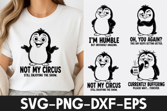 Download Funny Penguin Quotes SVG | Cute Penguin - Penguin Collection