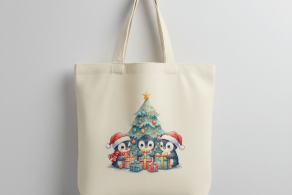 Download Cute Christmas Penguins with Gifts - Penguin Collection
