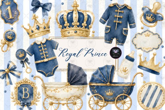 Download Royal Little Prince Baby Shower - Little Collection