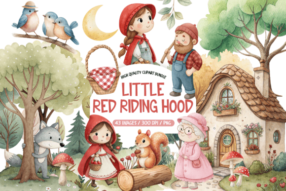 Download Little Red Riding Hood Clipart - Little Collection