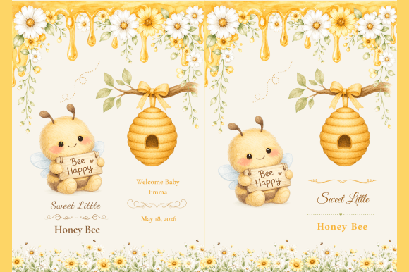 Download Sweet Little Honey Bee Print - Little Collection