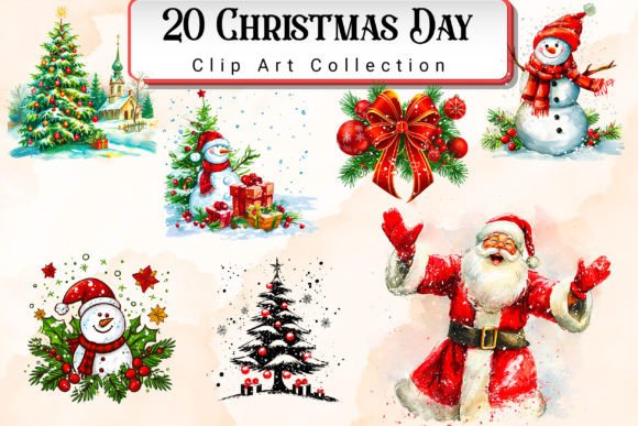 Download Christmas Day Clipart Bundle - Premium Resources