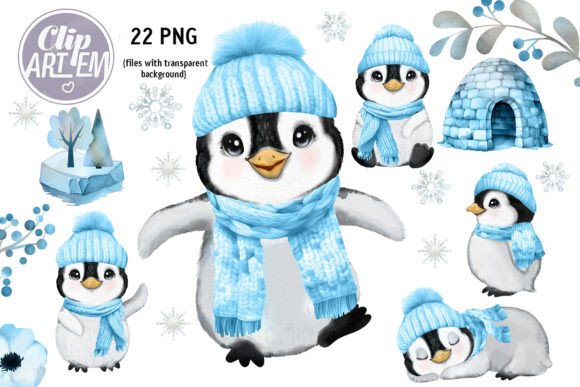 Download Super Boy Penguin Winter Bundle 22 PNG - Penguin Collection